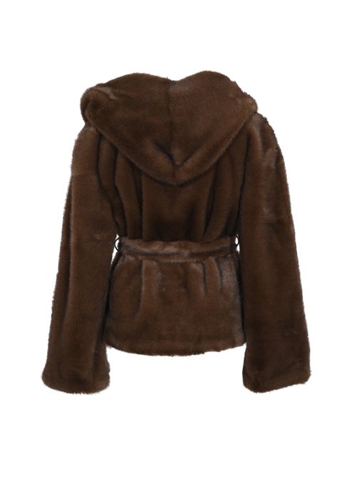 Giacca in ecopelliccia Demi buff YES LONDON | ECO030DEMI BUFF